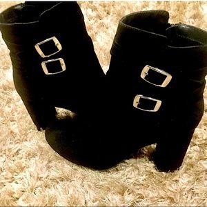 Women suede ankle boots